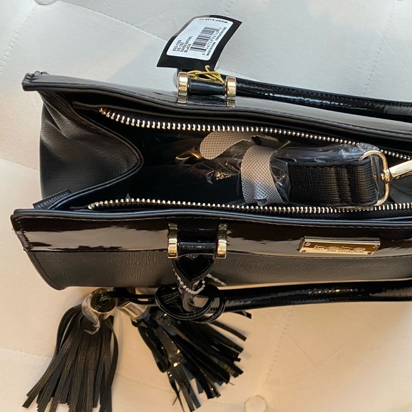 BEBE 🆕BLACK SATCHEL/CROSSBODY WITH BAG - Picture 3 of 5